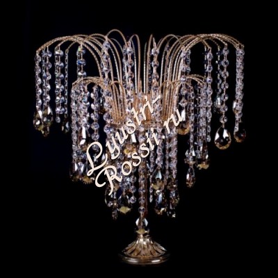 Настольная Лампа Каскад Конус №4 Коньяк Баден