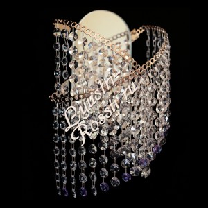 Хрустальная Бра "Ива №1" Цветная