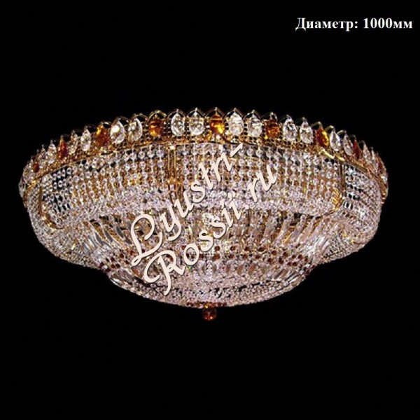 Хрустальная потолочная люстра "Кольцо Купол-2 Цветное" Хрустальная потолочная люстра "Кольцо Купол-2 Цветное"